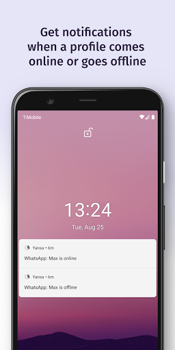 Android application Yansa - tracker for Whatsapp screenshort