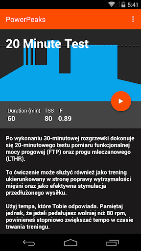PowerPeaks Screen 2