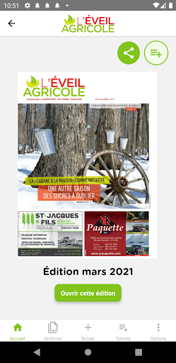 LÉveil agricole Screen 2