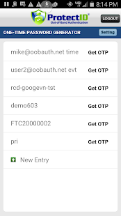 ProtectID Authenticator 1.7.5 APK screenshots 1