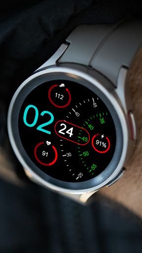 Pixel Rotary Pro Watchface
