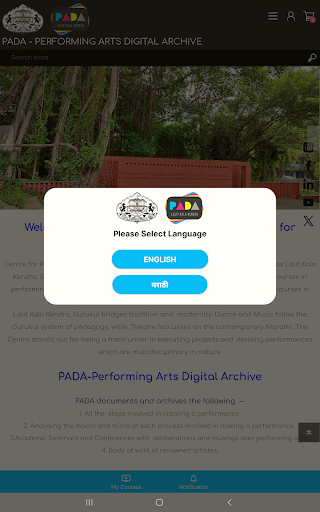 Android application PADA screenshort