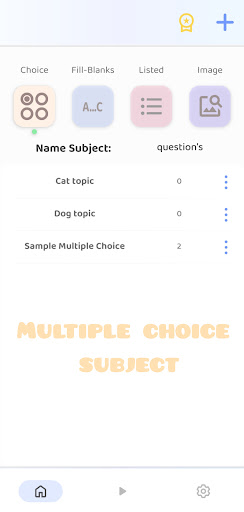 Android application Your Quiz screenshort