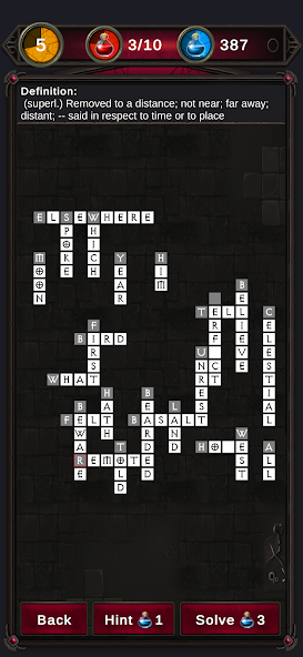 Gothic Crossword - Hero Story v1.1.0 APK + Mod [Unlimited money] for Android