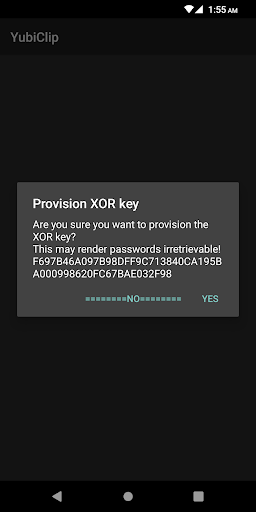YubiClip XOR Screen 2