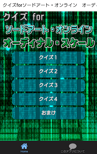 クイズforソードアート・オンライン　オーディナル・スケール