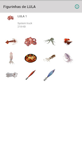 Android application Figurinhas de LULA screenshort