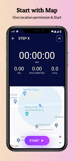 Step X - Step Count Tracker Screen 3