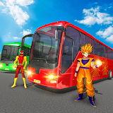 Superhero Mega Bus Transport Simulator icon