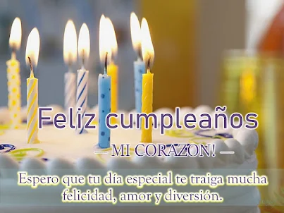 Spanish Birthday Wishes SMS