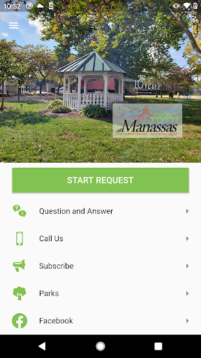 Android application Manassas Connect screenshort