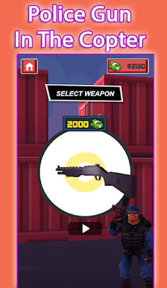 Police Gun In The Copter - Screenshot 2