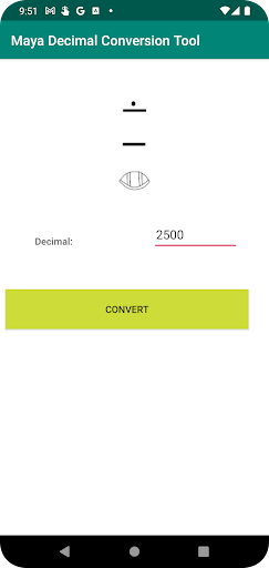 Maya Decimal Conversion Tool Screen 3