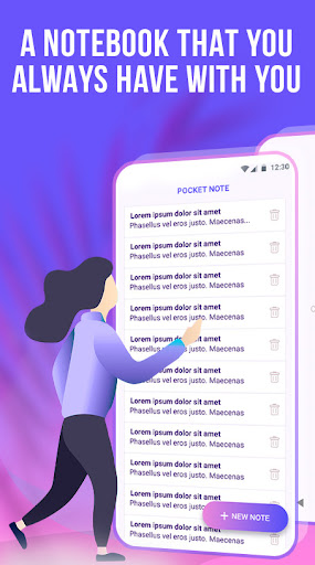 Android application Pocket Note screenshort