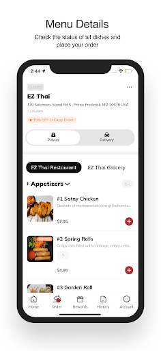 EZ Thai Restaurant Screen 2