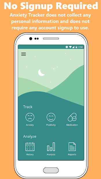 Screenshot 2 Anxiety Tracker - Stress and Anxiety Log android