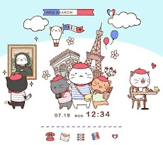 猫ちゃんのパリ旅行 テーマのおすすめ画像1