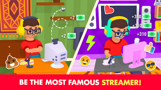 Idle Streamer – Tuber game Mod APK 2.0 (Unlimited money)(Endless) Gallery 7