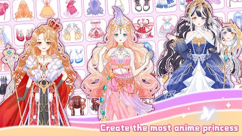 Anime Princess 2：Dress Up Gameのおすすめ画像1
