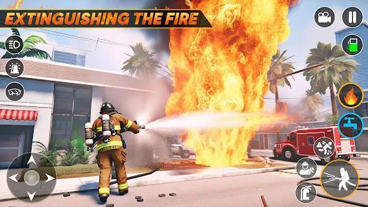 消防員卡車遊戲 3D