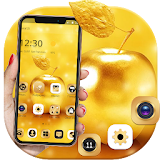 Gold Luxury Apple Theme For XS icon