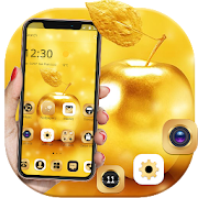 Gold Luxury Apple Theme For XS  Icon