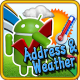 Address and Weather icon