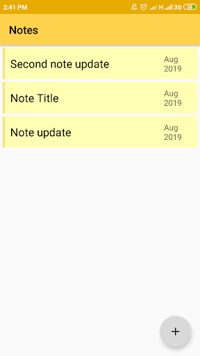 Notes Notepad Screen 3
