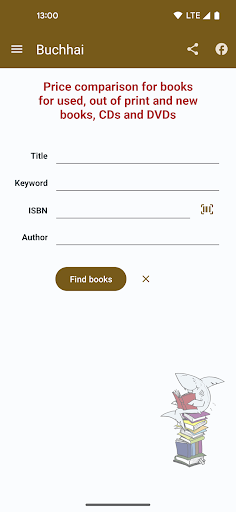 Android application Buchhai - Metasearch engine screenshort