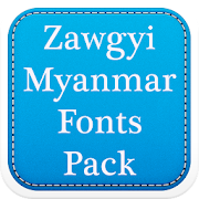 Zawgyi Myanmar Fonts Pack
