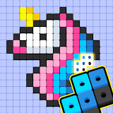 Block Color Art: jigsaw puzzle icon