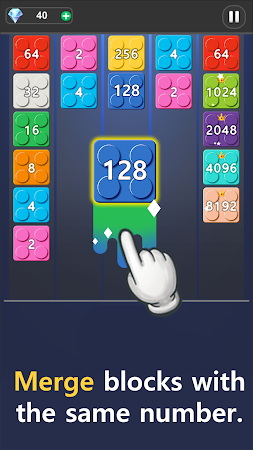 Game screenshot X2 Merge Blocks - 2048 King mod apk