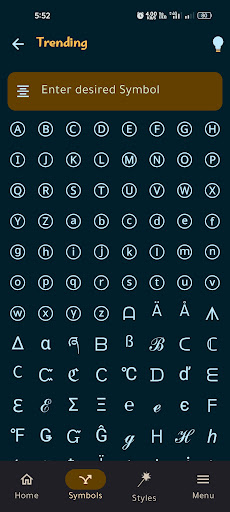 Fancy Symbols-Text decorator Screen 3