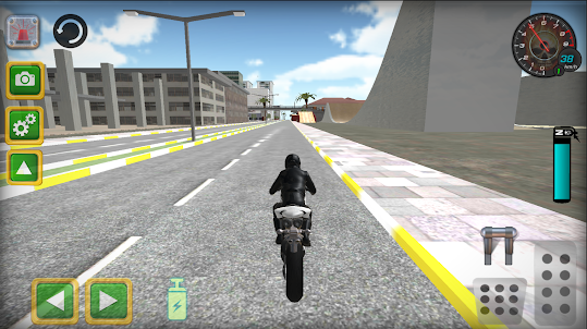 Simulador de juego de motos