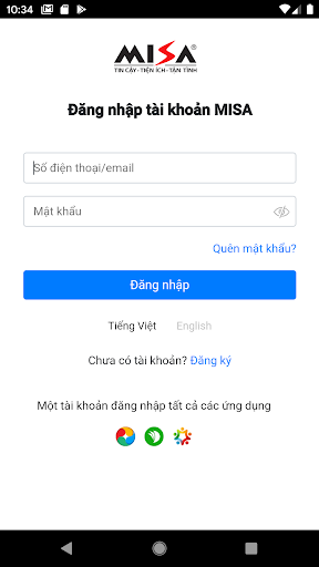 Android application MISA ScanCard screenshort