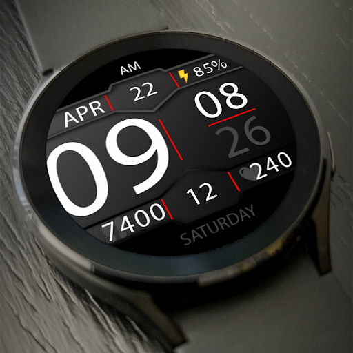 Key045 Digital Watch Face Screen 2