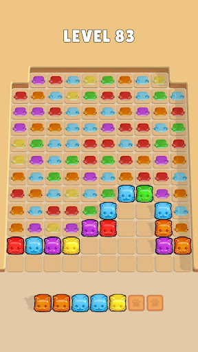 Cat Jam 3D: Block Match Game Screen 3