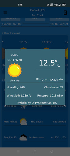 World Weather Screen 2