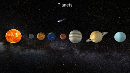 Screenshot of Planets