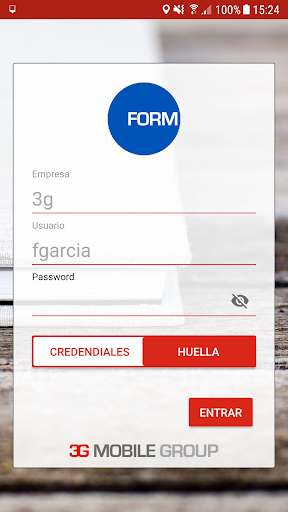 Android application Sphere Form screenshort