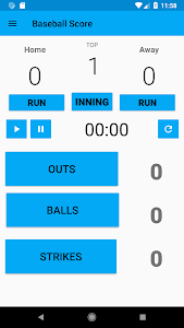 Baseball Score Unknown