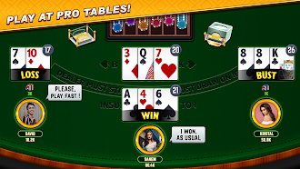 Game screenshot Blackjack 21 Offline Card Game apk download