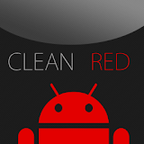 GO SMS Clean Red Theme icon