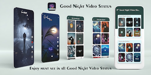 Android application Good Night Video Status screenshort
