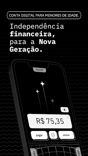 Android application NG.CASH - conta, cartão e pix screenshort