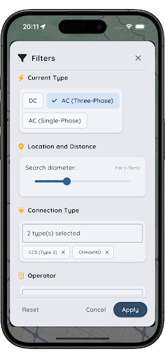 QuickCharge EV Charging Map