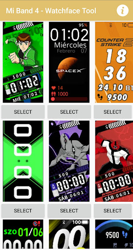 Band 4 - Watchface Tool