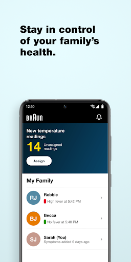 Android application Braun Family Care screenshort