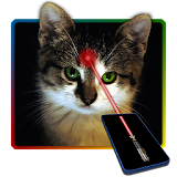 Laser pointer for cats joke icon