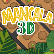 Mancala 3D two players app icon